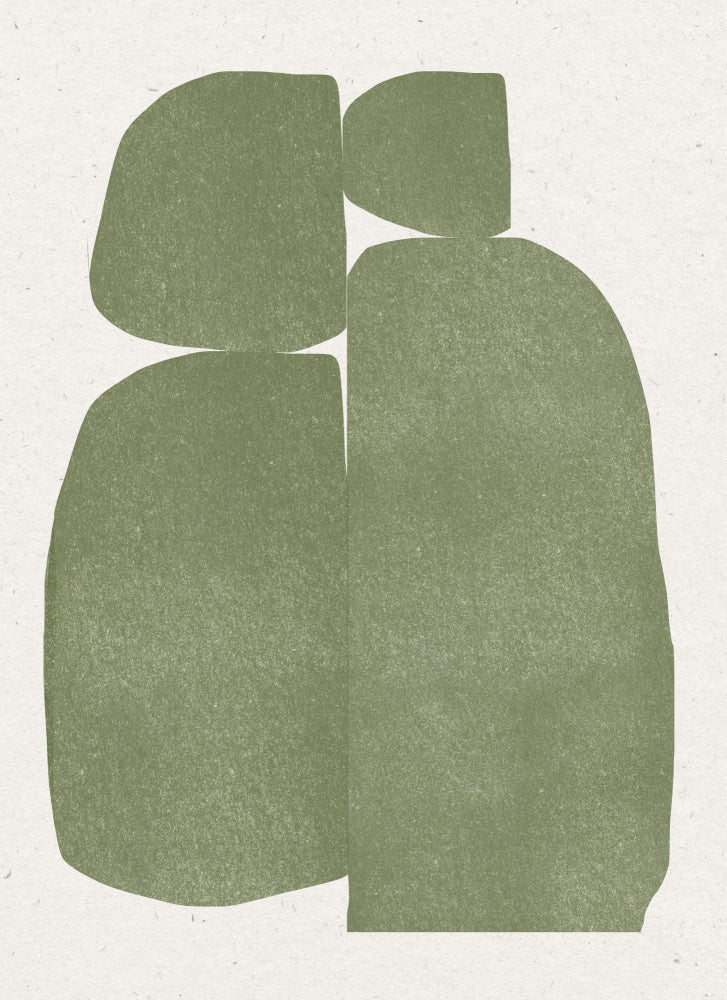 Green Stones Composition