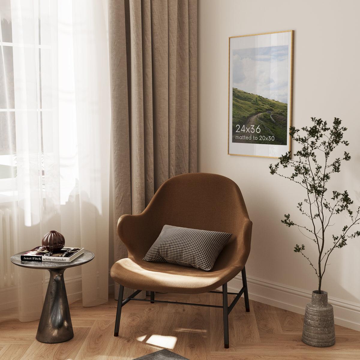 Natural Oak Frame