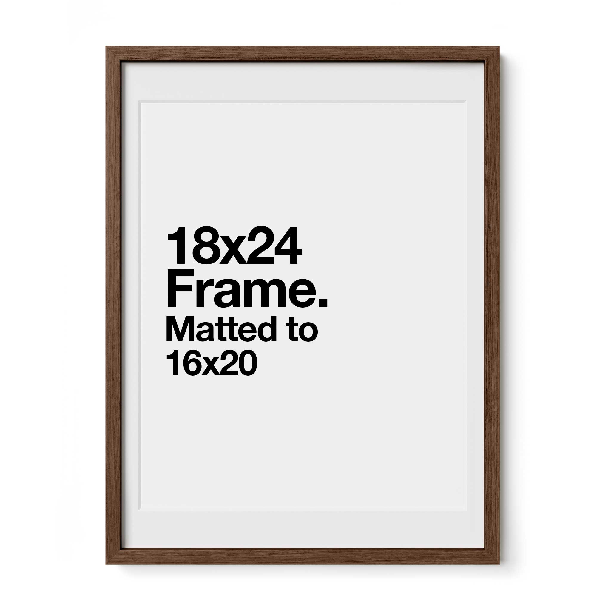 Walnut Oak Frame