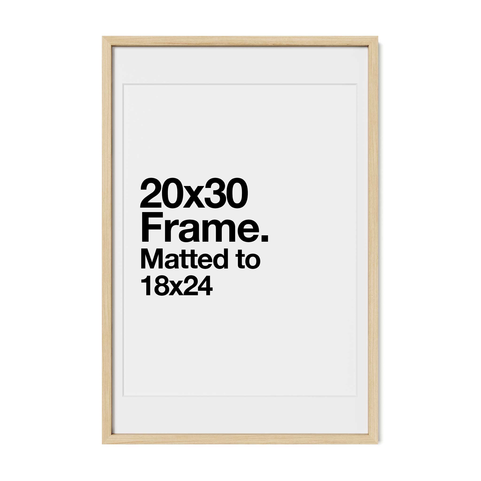 Natural Oak Frame