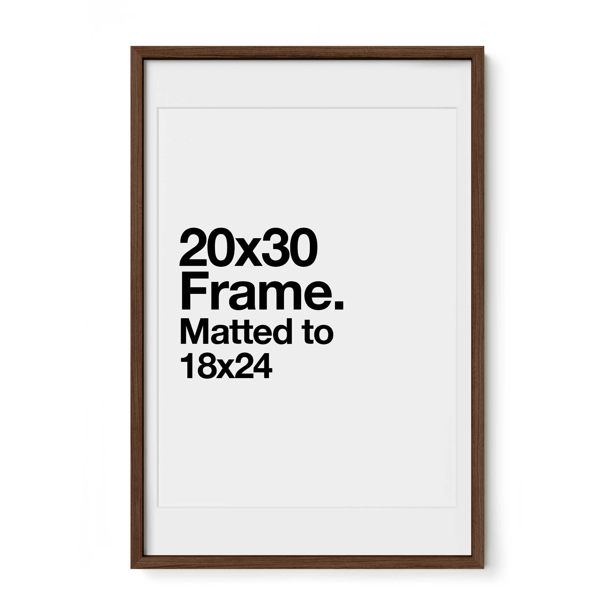 Walnut Oak Frame