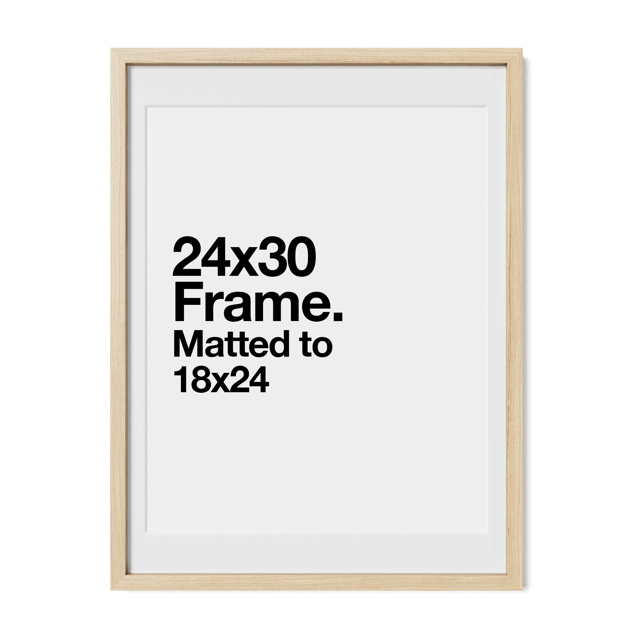 Natural Oak Frame