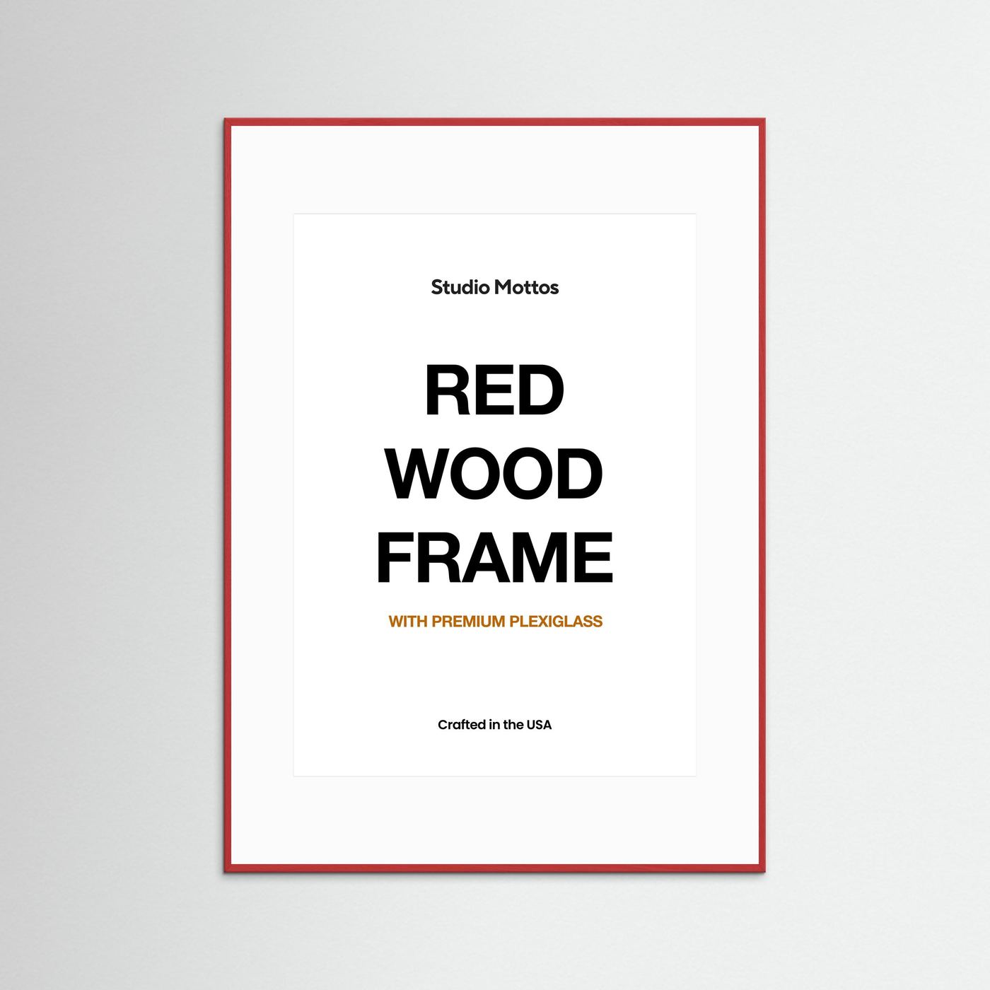 Red Wood Frame