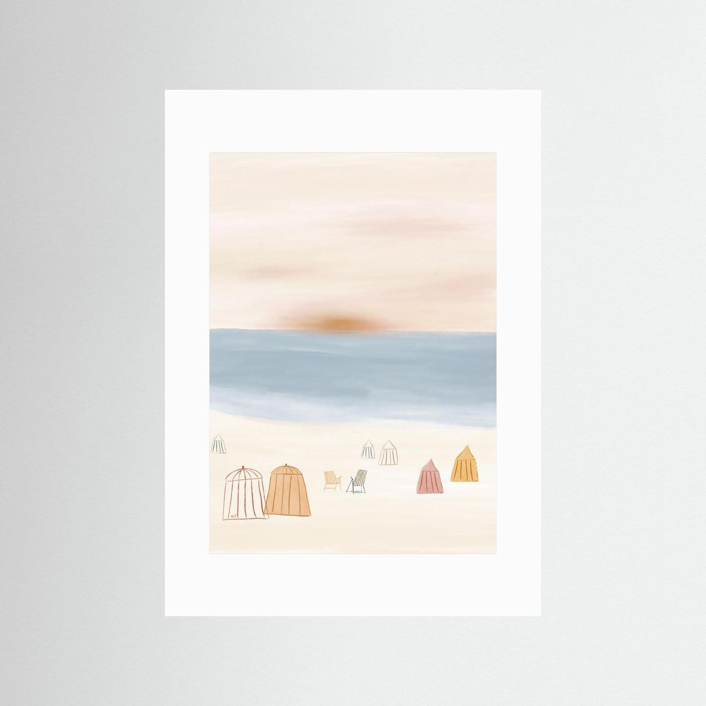 Empty Beach by Menina Lisboa
