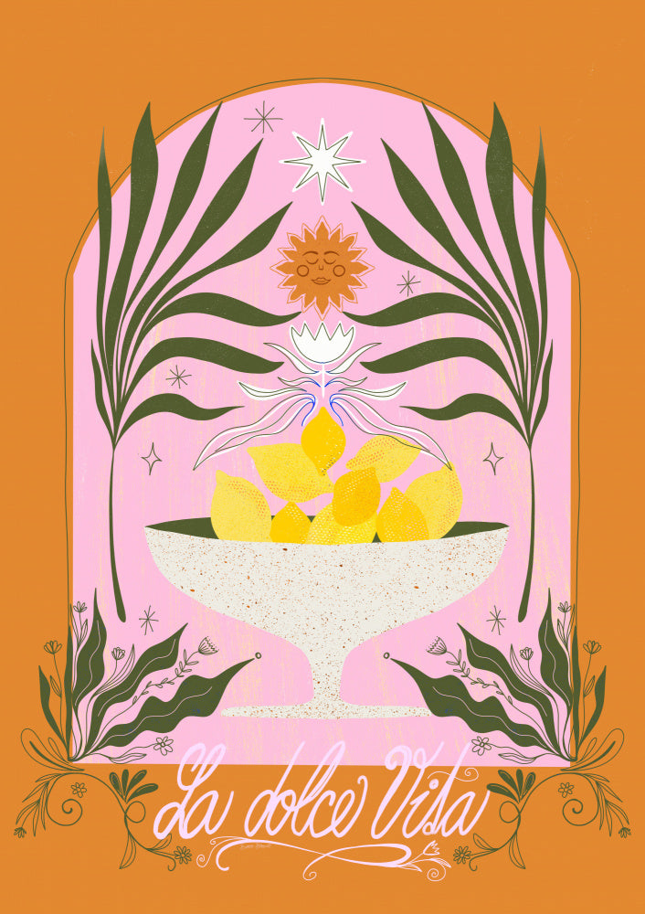 La Dolce Vita Lemons Terracotta