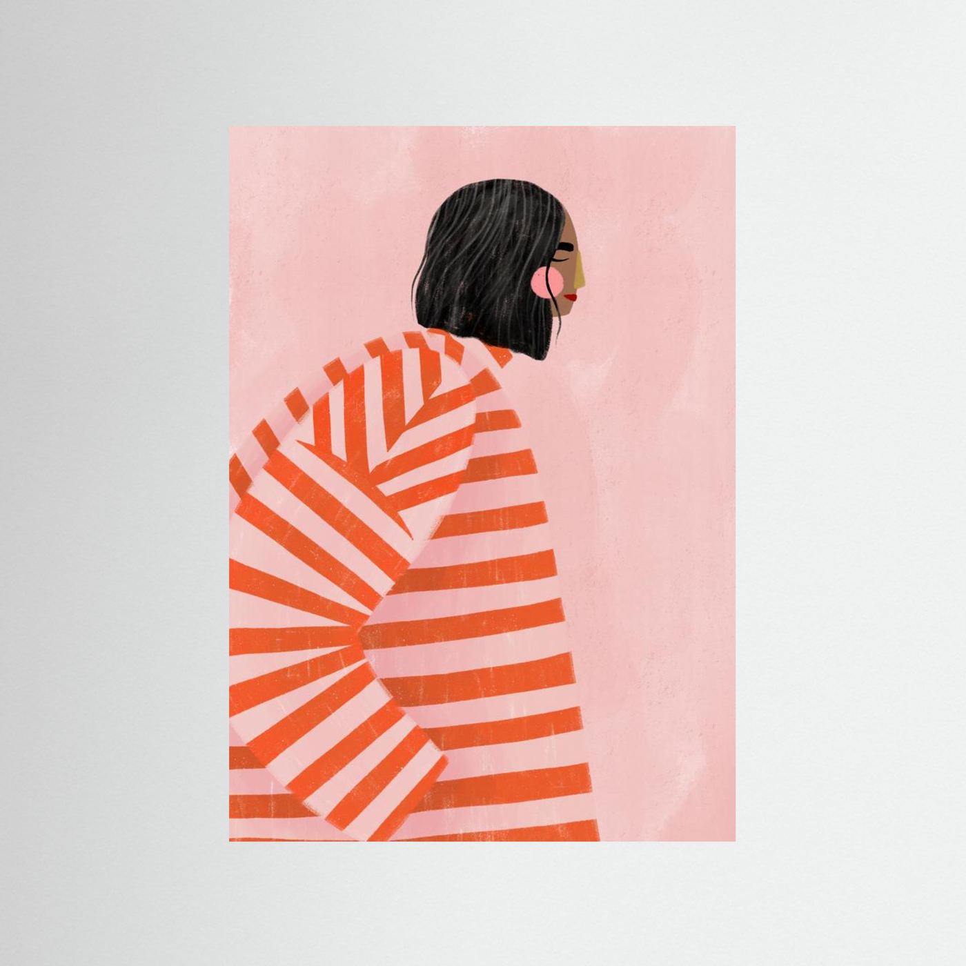 The Woman With the Orange Stripes by Bea Müller