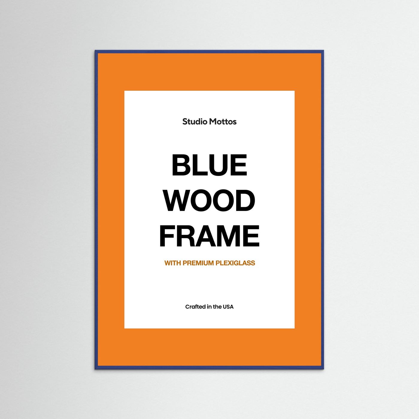 Blue Wood Frame
