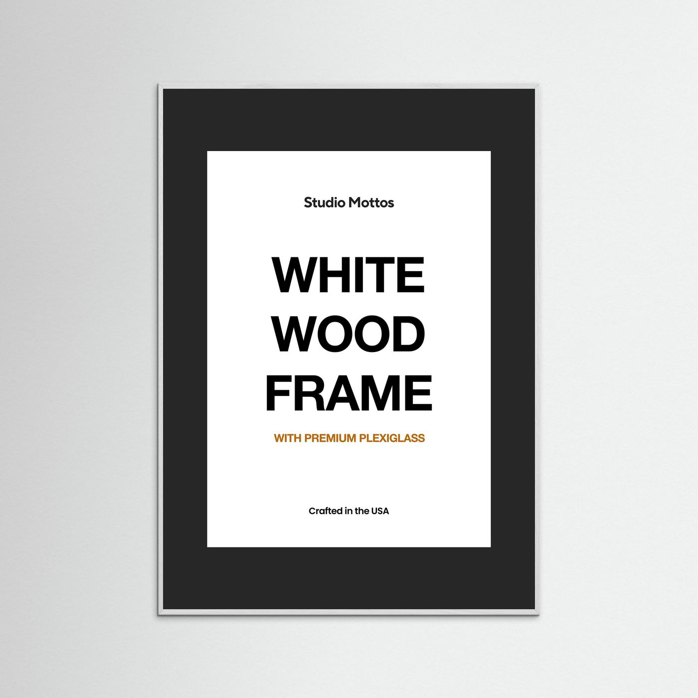 White Wood Frame
