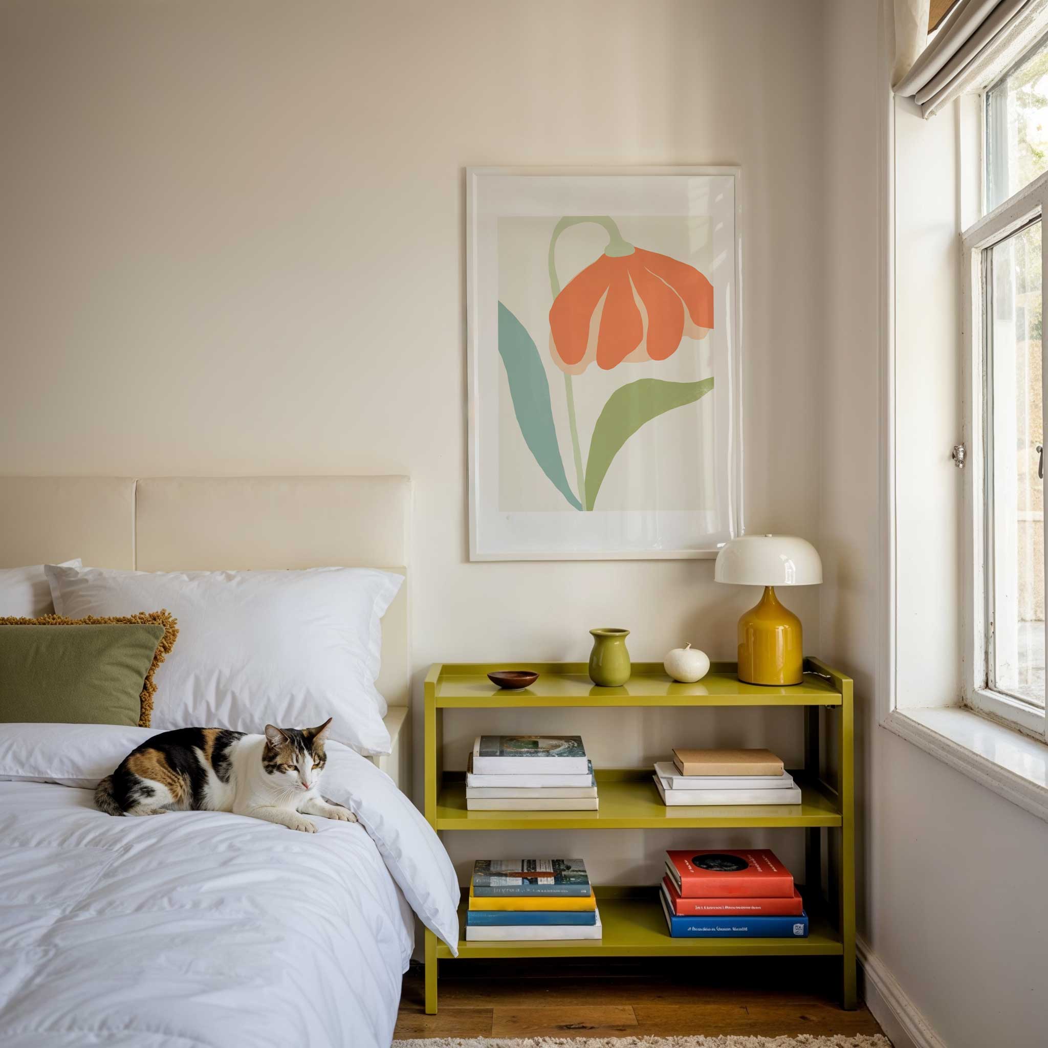 Abstract Flower and Leaves by Little Dean