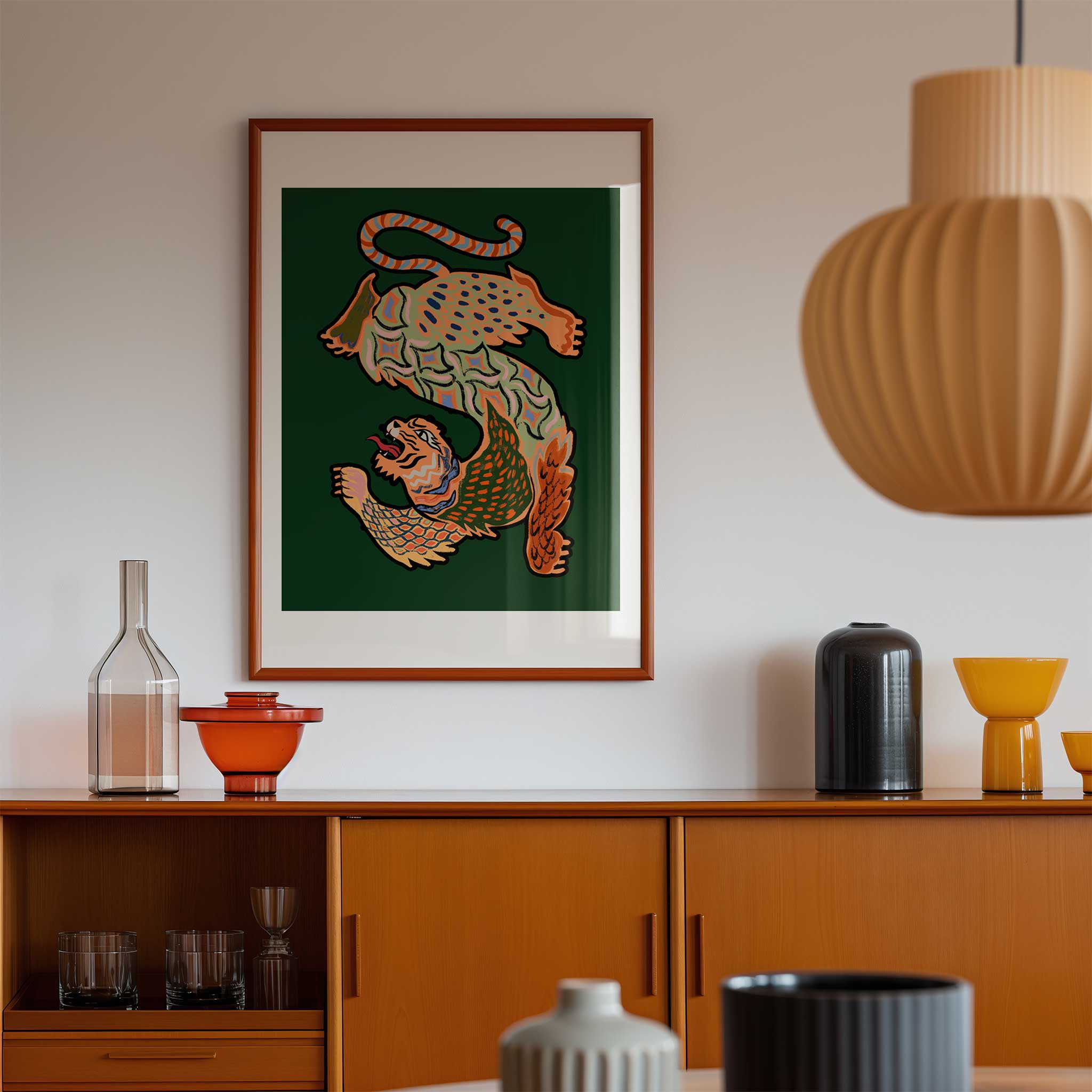 Asiantiger Green by Arty Guava