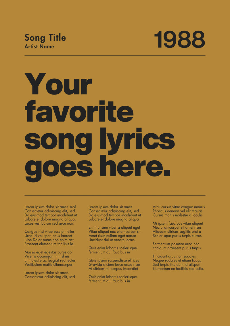CUSTOM SONG MUSTARD
