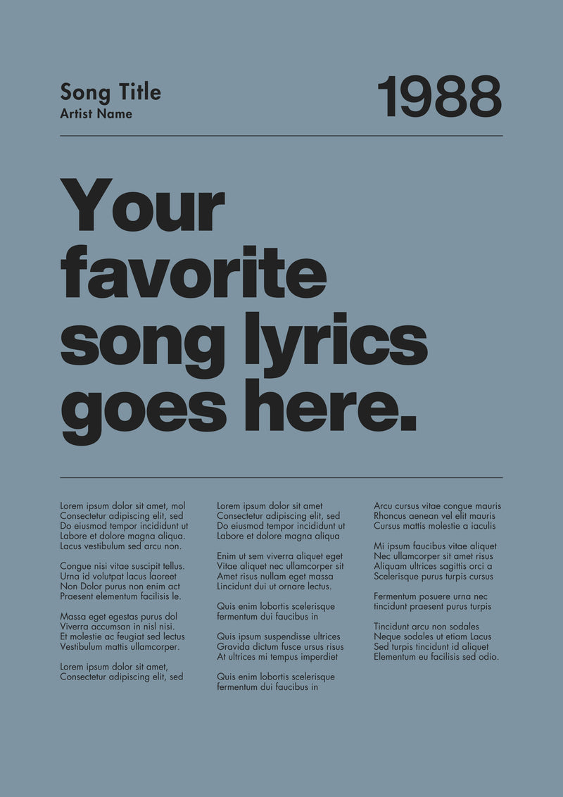 CUSTOM SONG STEEL