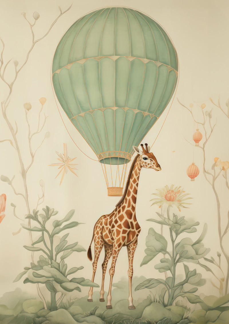 Giraffe and Balloon