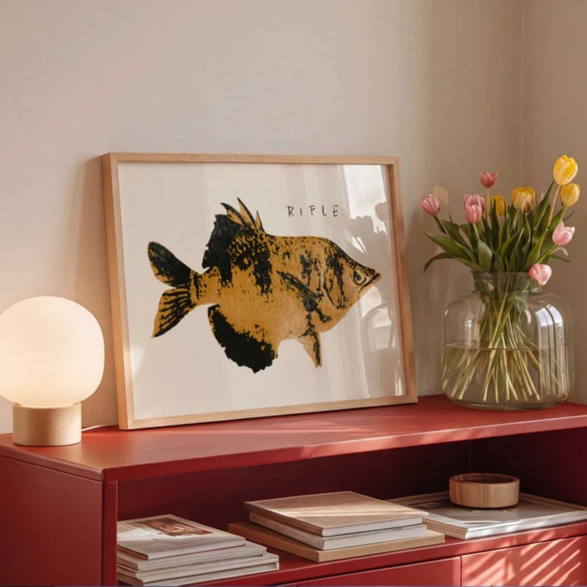 Rustic Patterned Fish