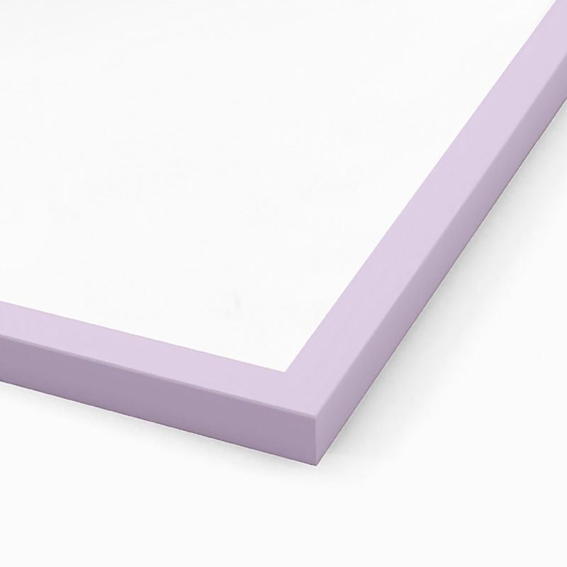 Lilac Wood Frame With Plexiglass