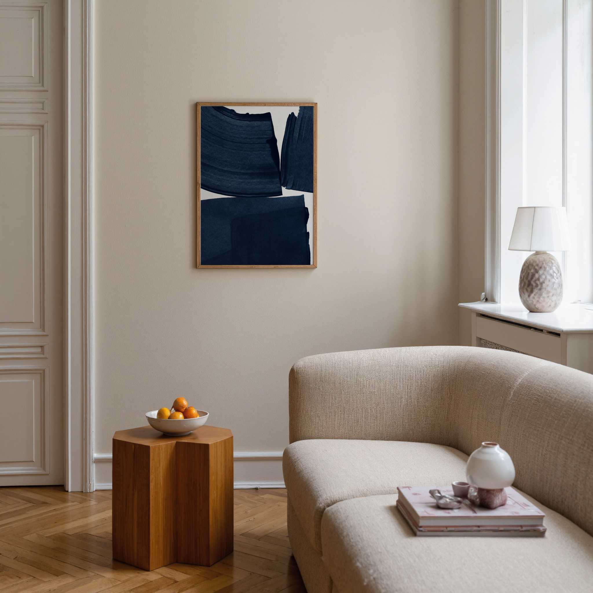 Minimalist Painting Blue I