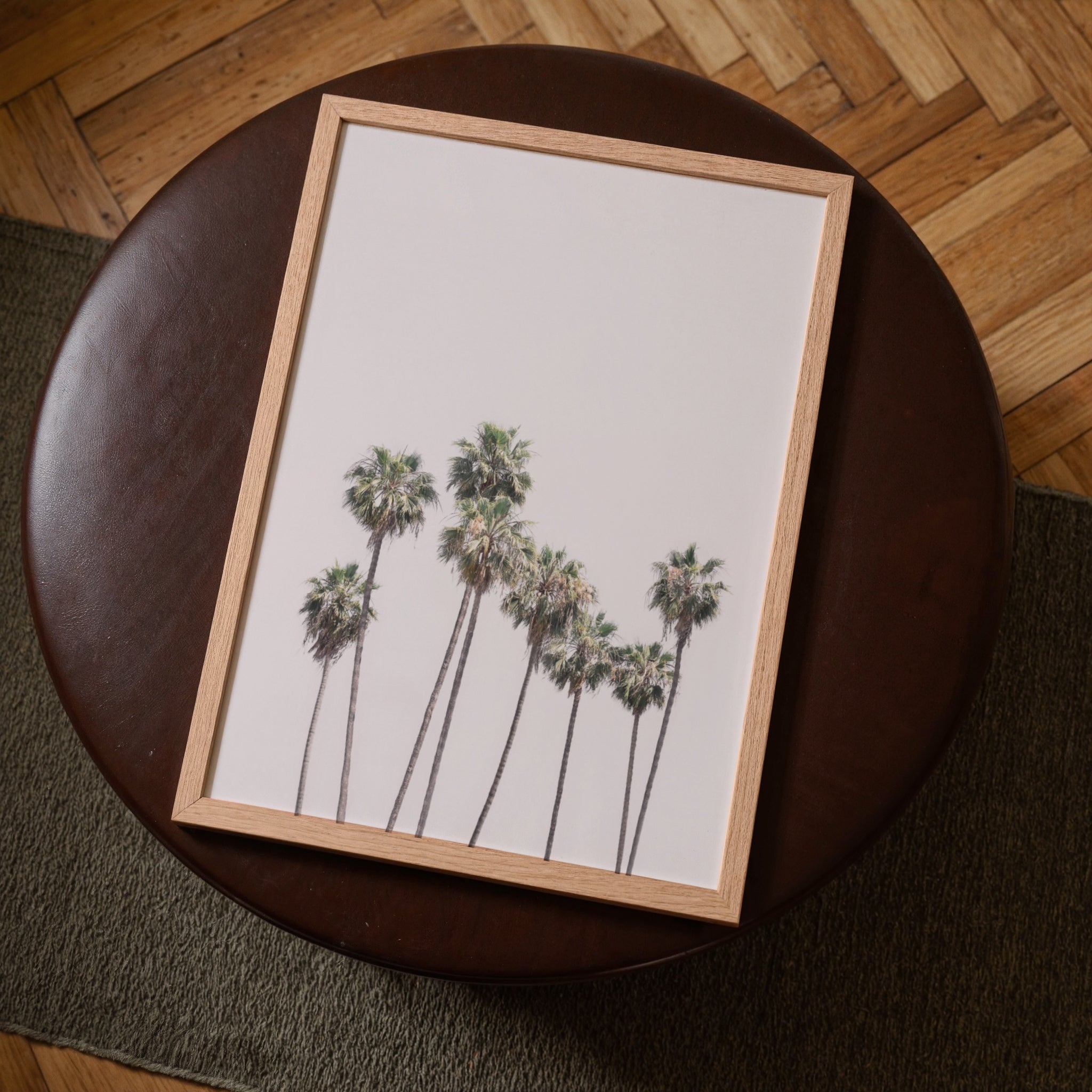 Blue Palm Trees
