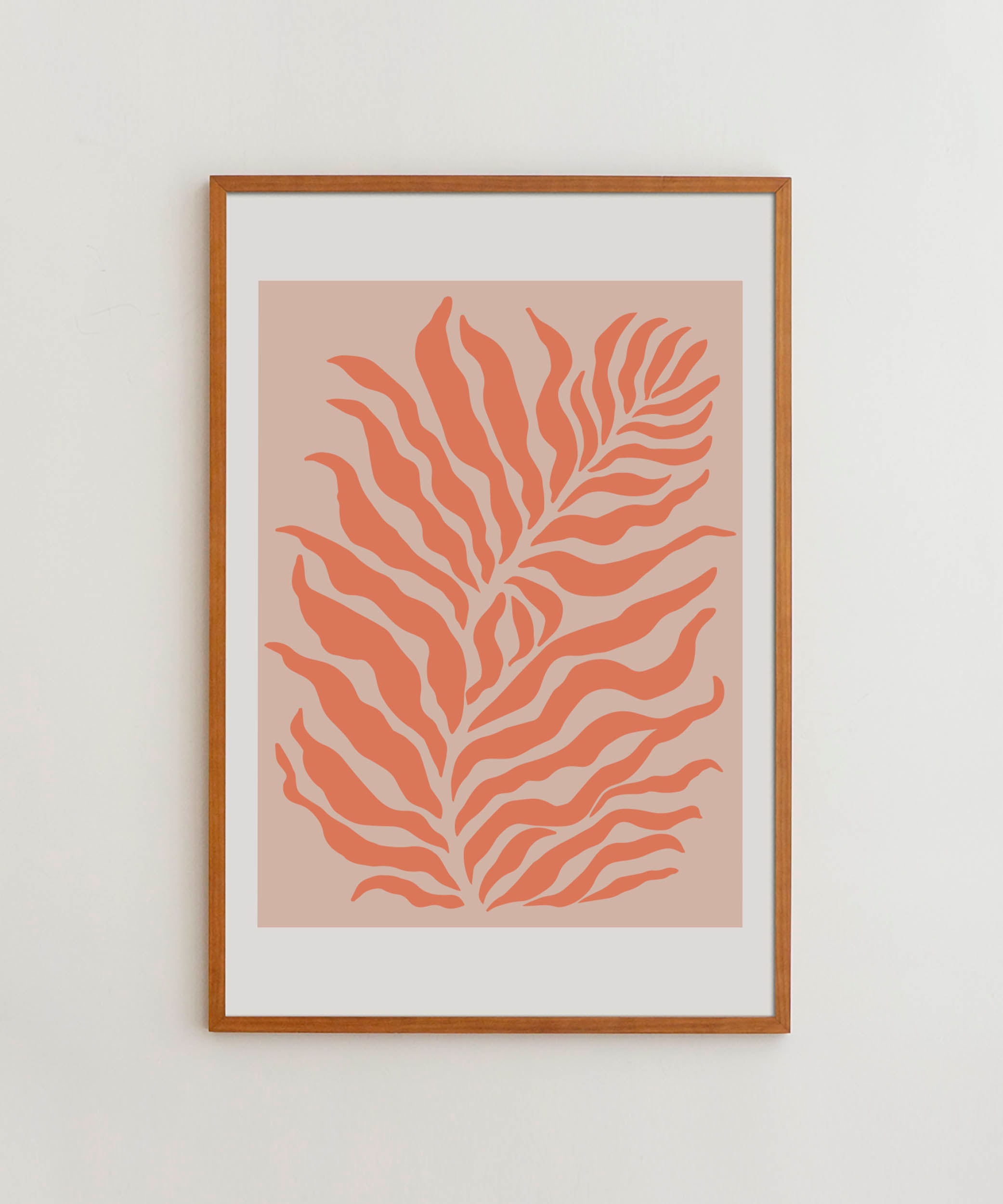 Salmon Plants Print