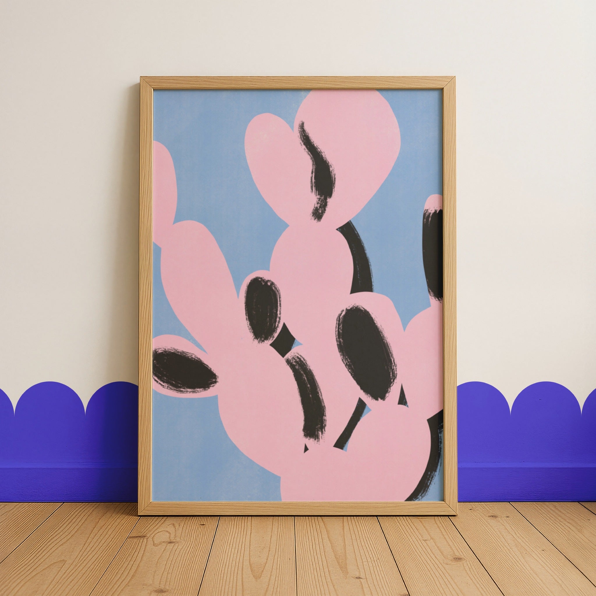 Pink Cactus Silhouette