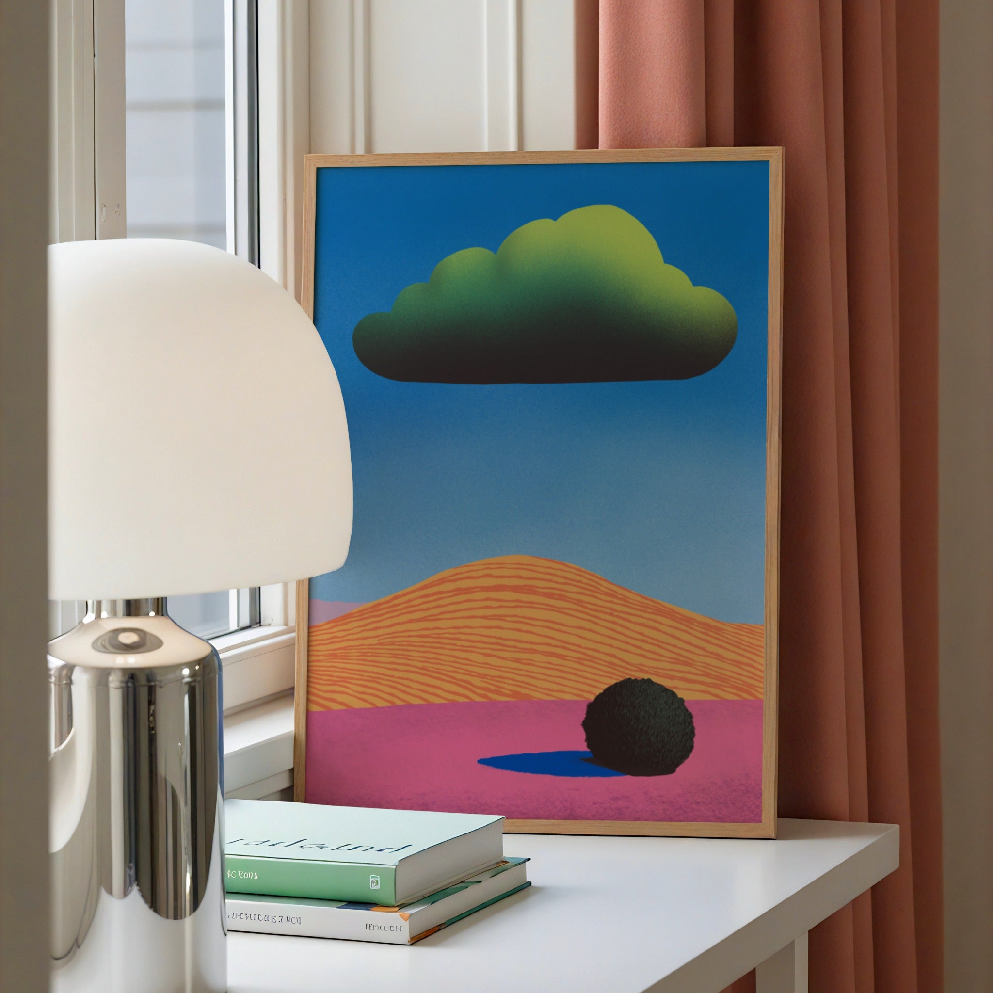 Vibrant desert