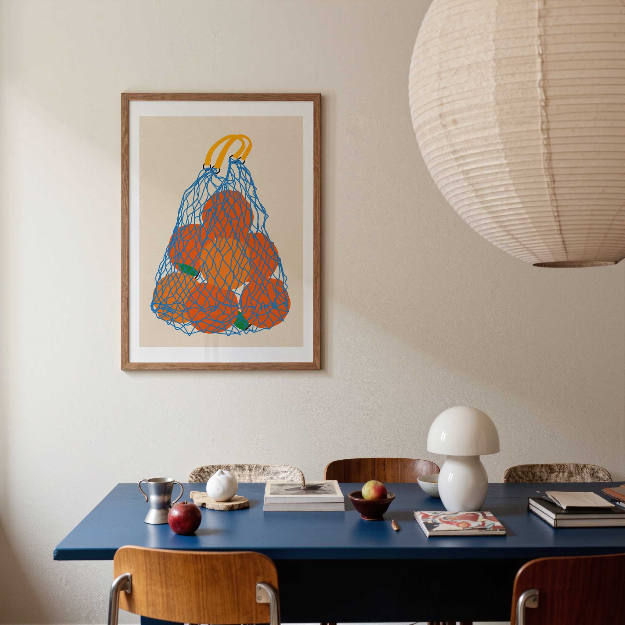 Oranges In a Net Bag by Rosi Feist