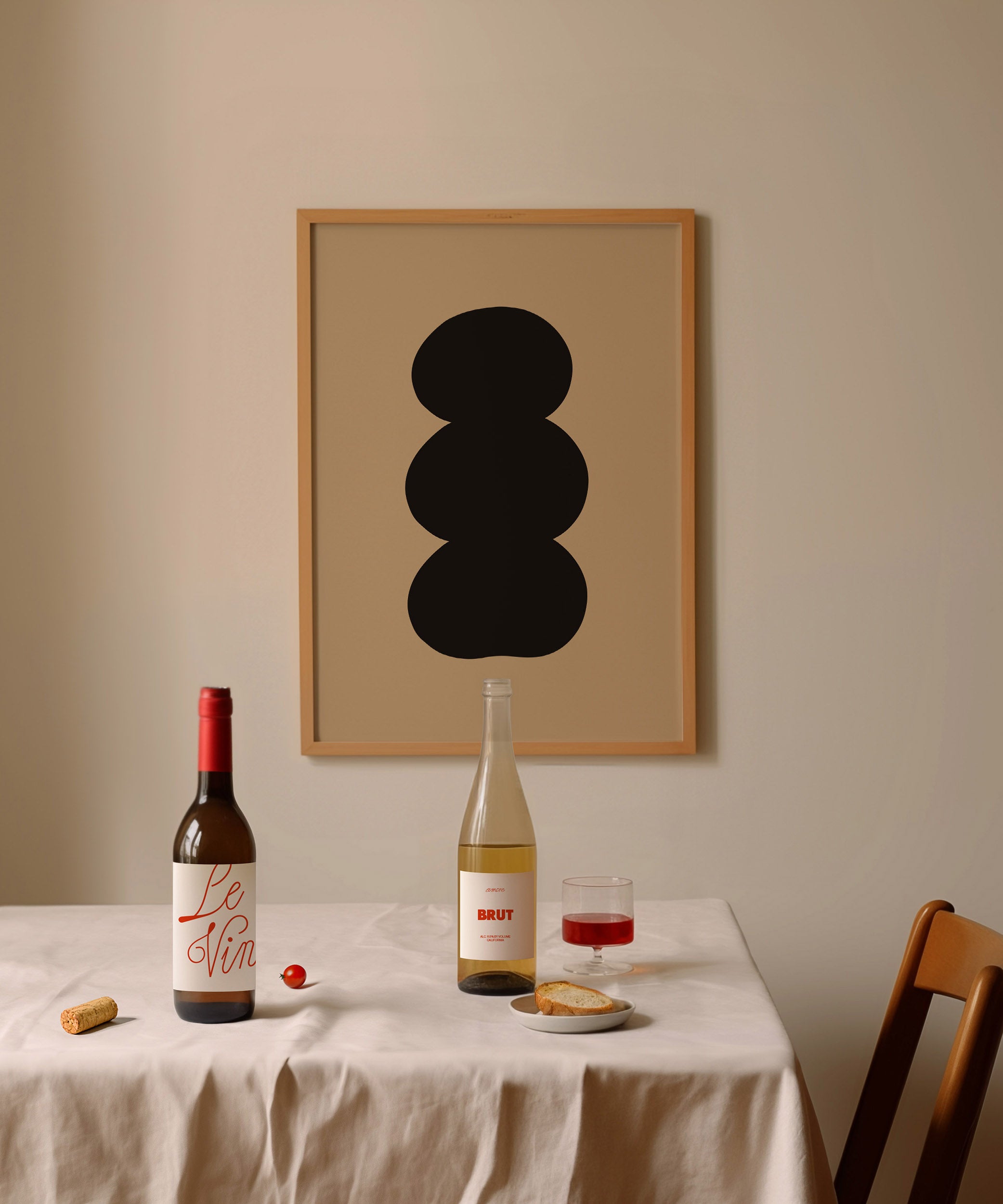 Abstract Black Circles