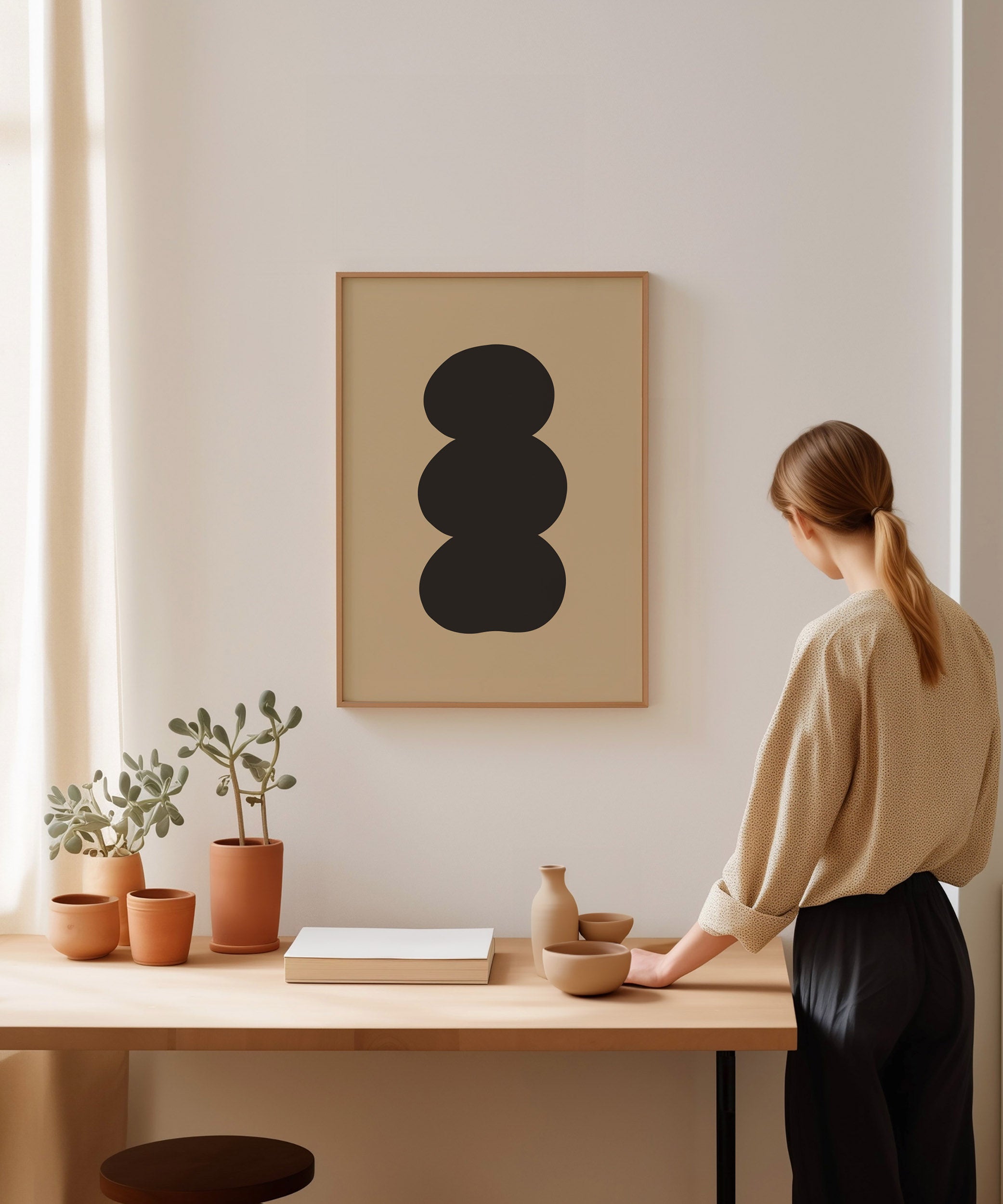 Abstract Black Circles