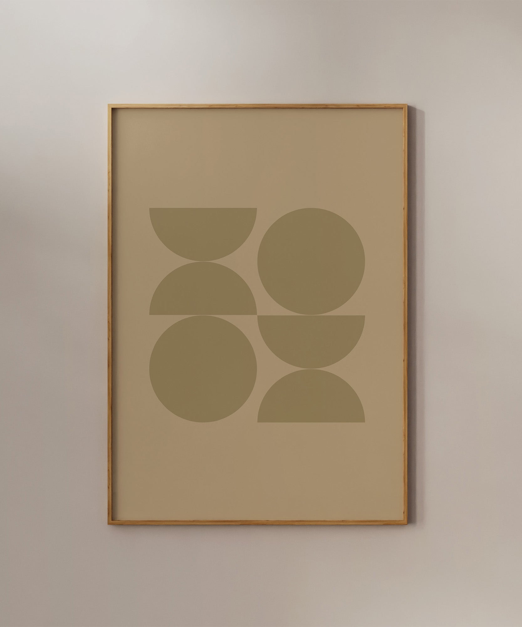 Abstract 'Minimalist Geometric Art Print,' Scandinavian style modern wall art with a chic aesthetic.