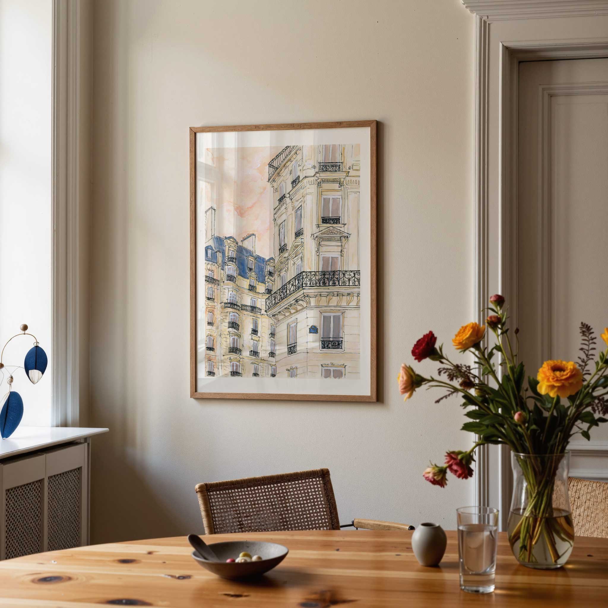 Parisian Street Corner by Katharina Puritscher