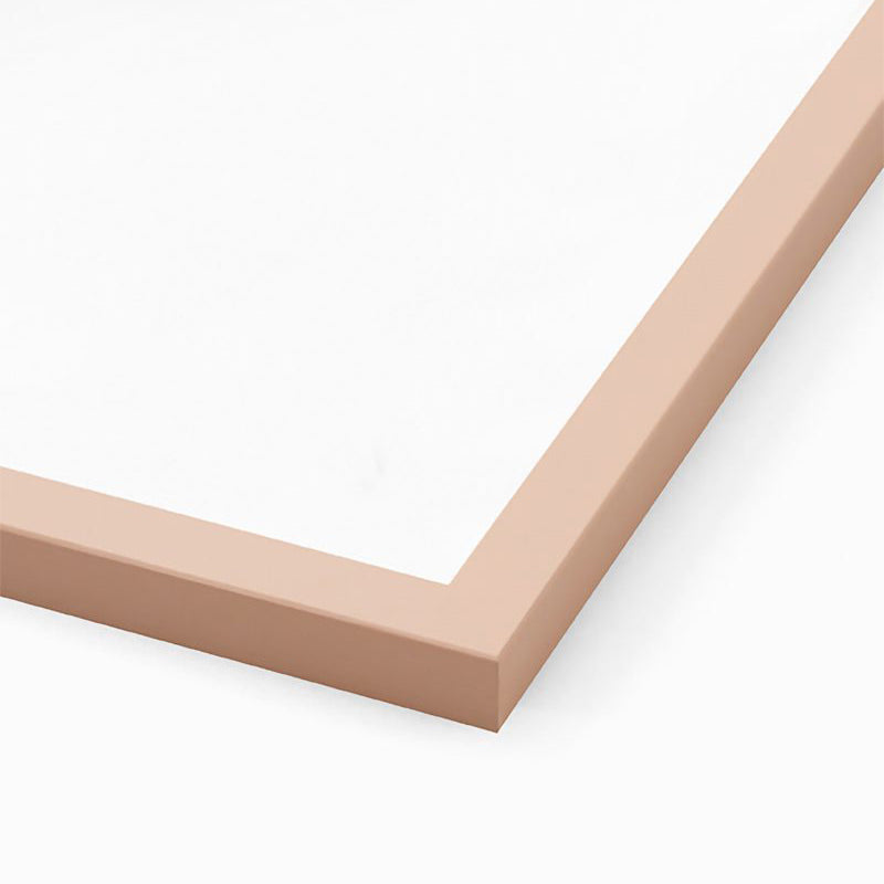 Rose Wood Frame With Plexiglass