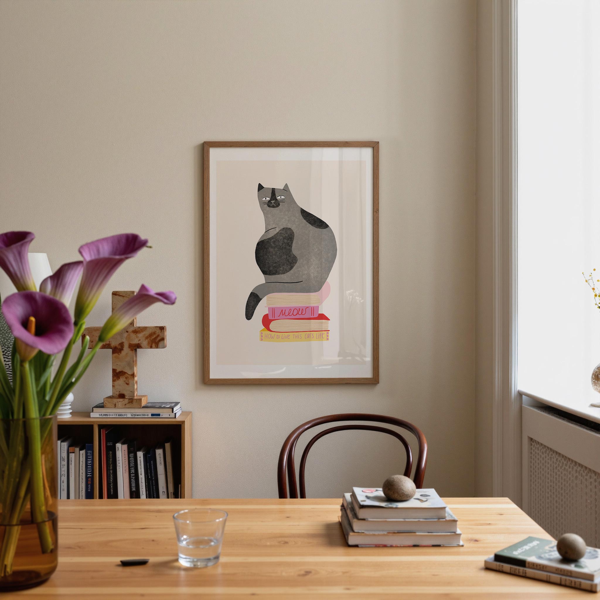 The Scholarly Spotted Cat