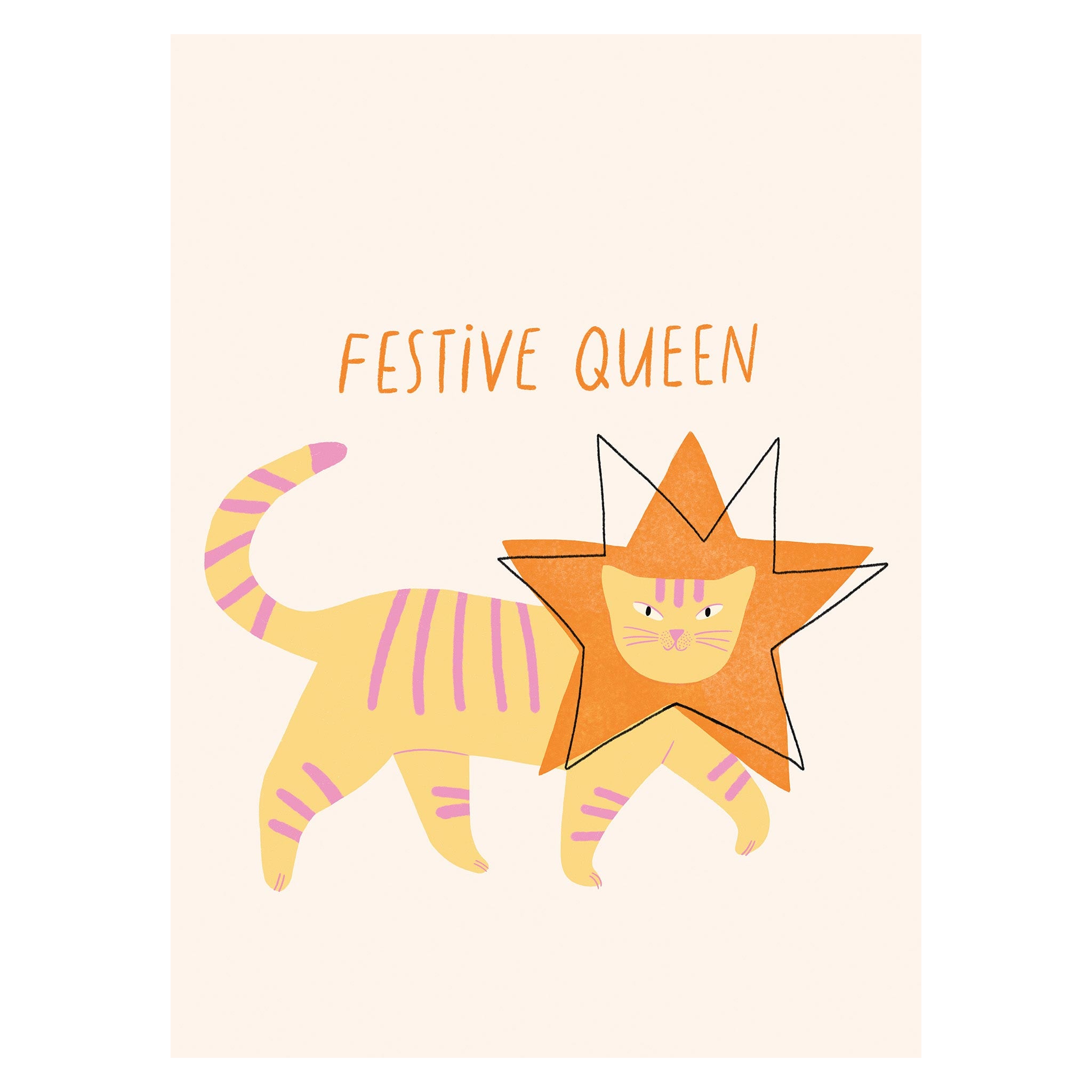 Festive Queen Cat