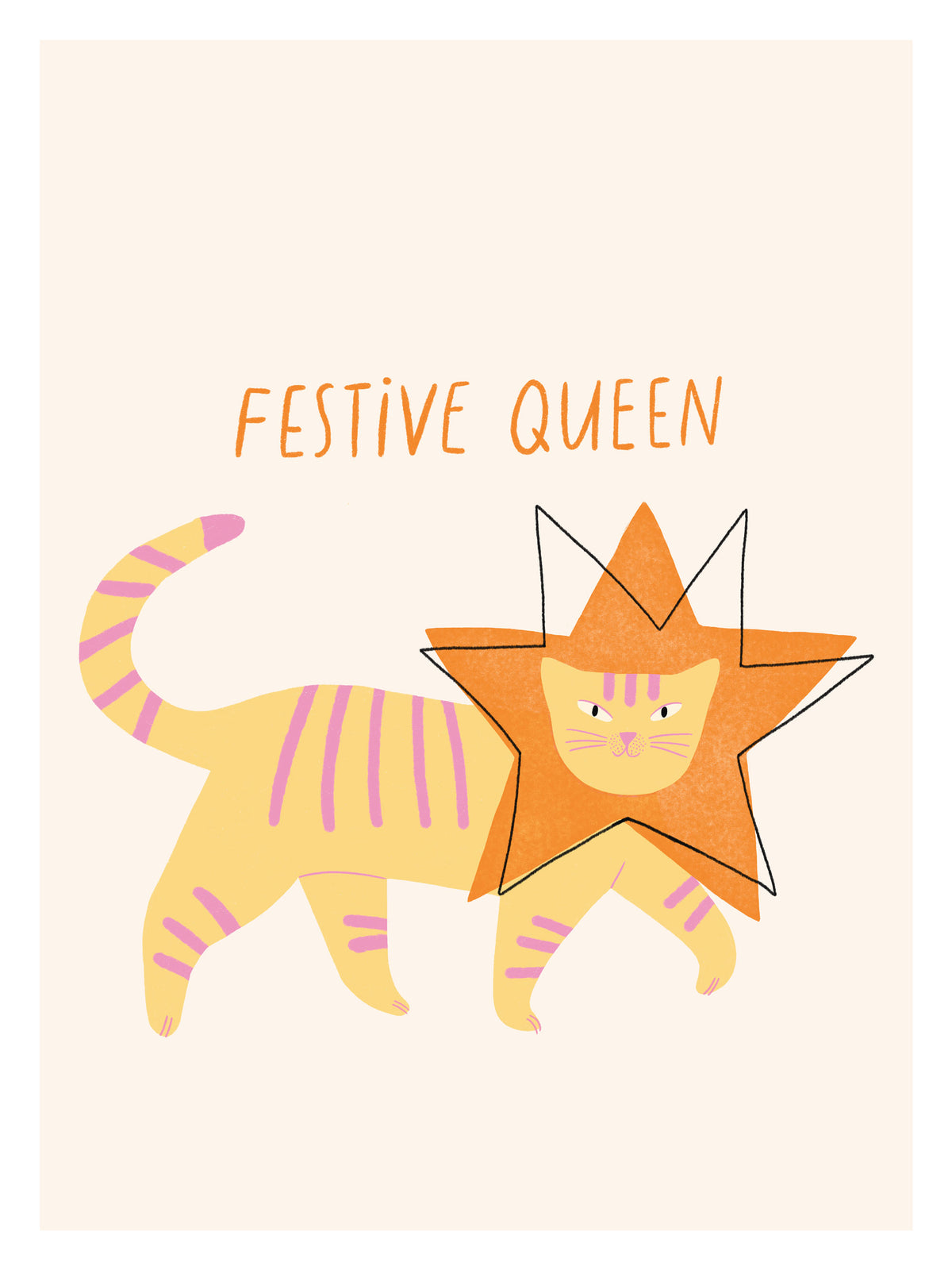 Festive Queen Cat