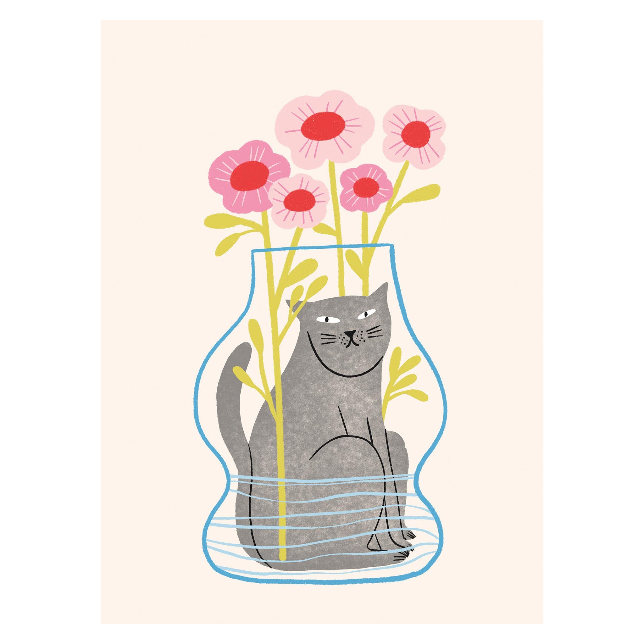 Flower Vase Cat