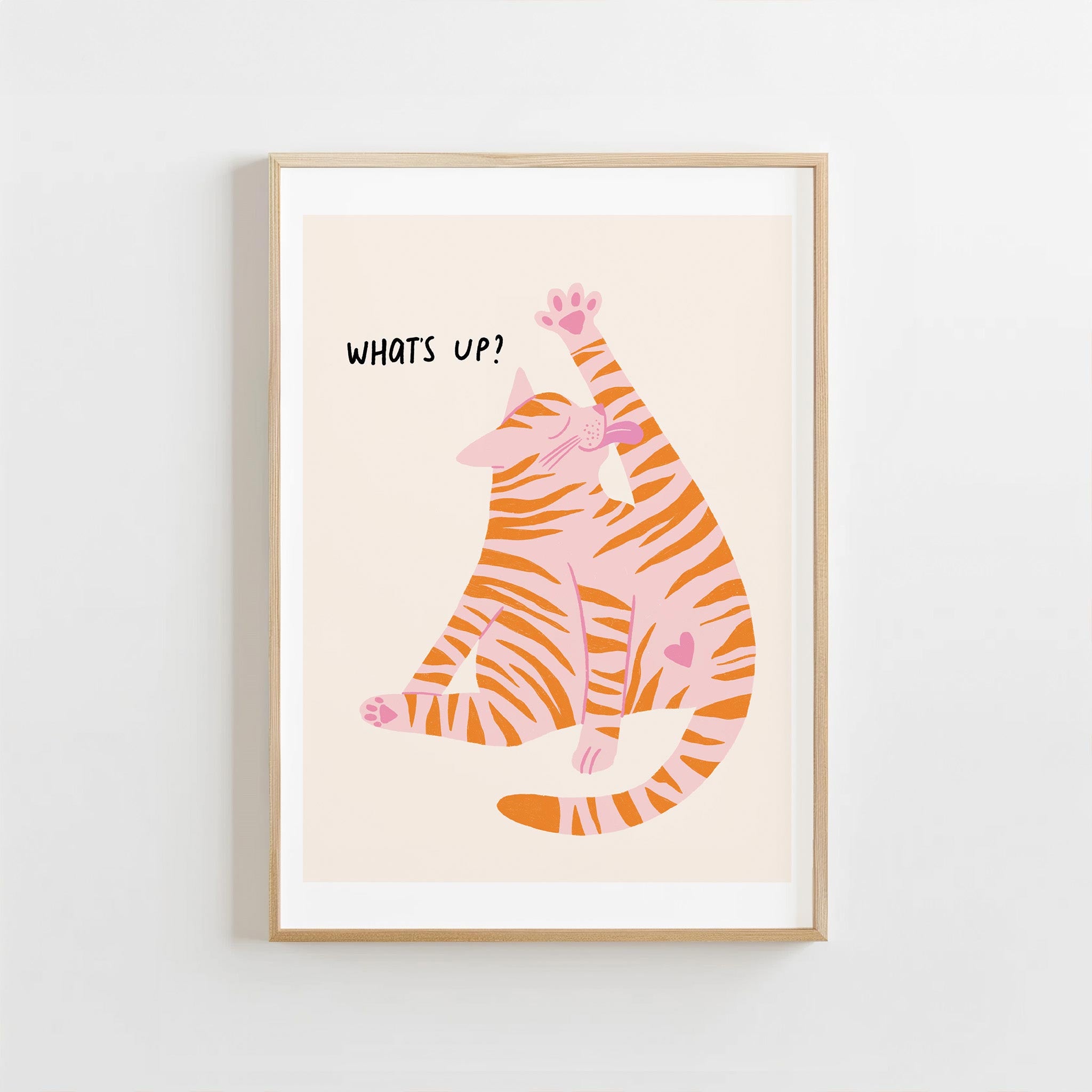 Stretching Cat Silhouette