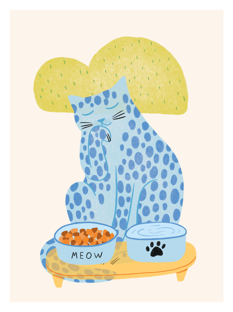 Dinner Time Cat