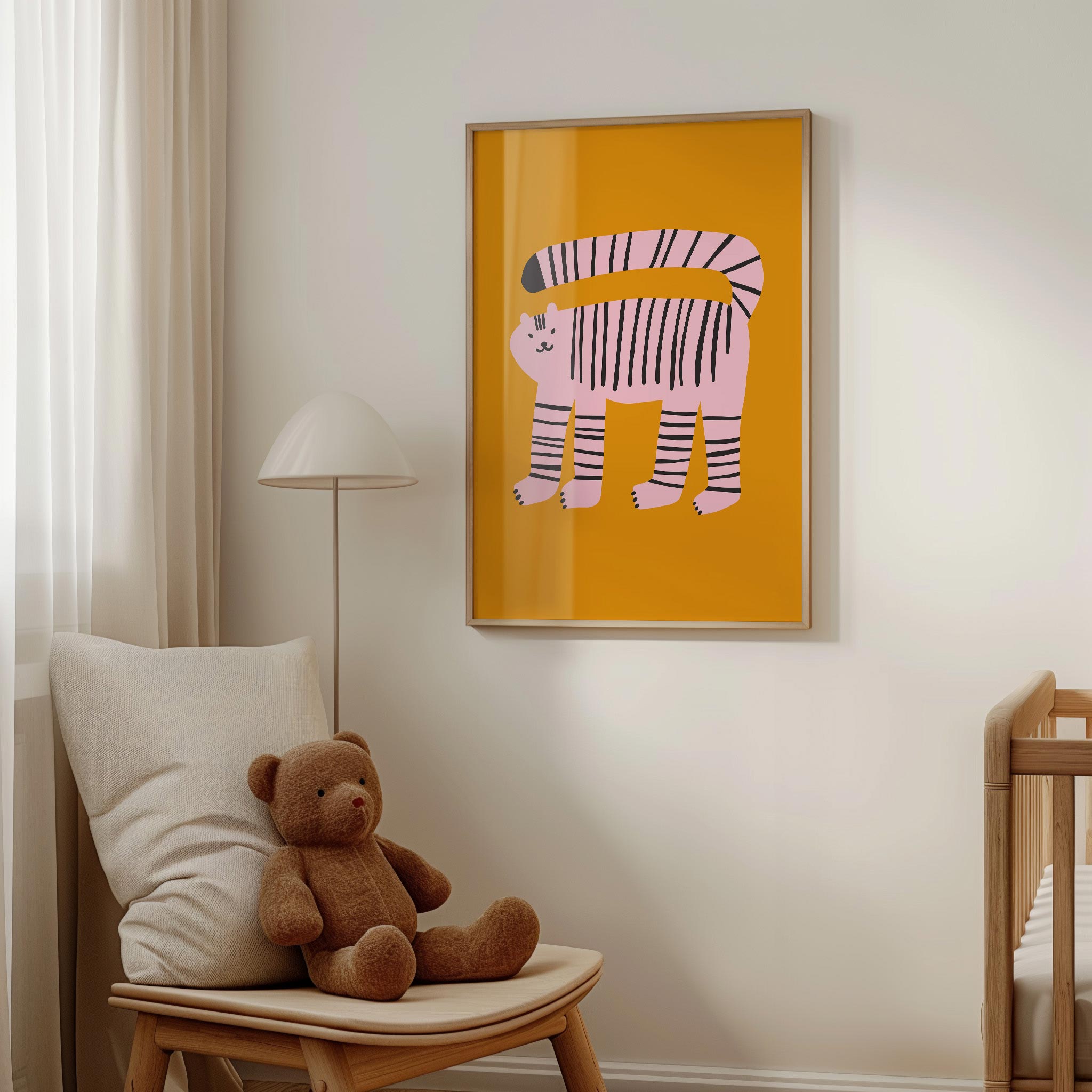 Tall Striped Cat