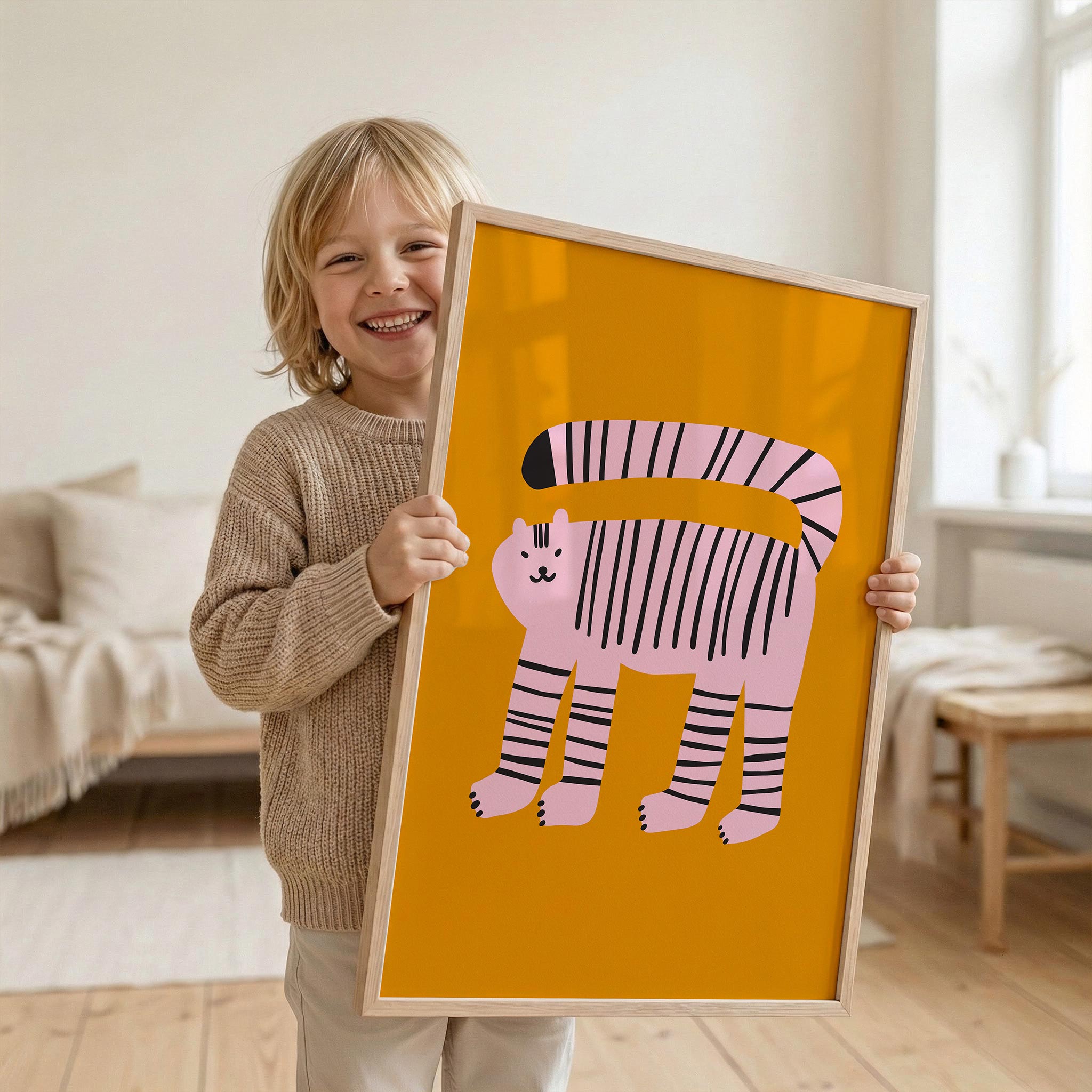 Tall Striped Cat