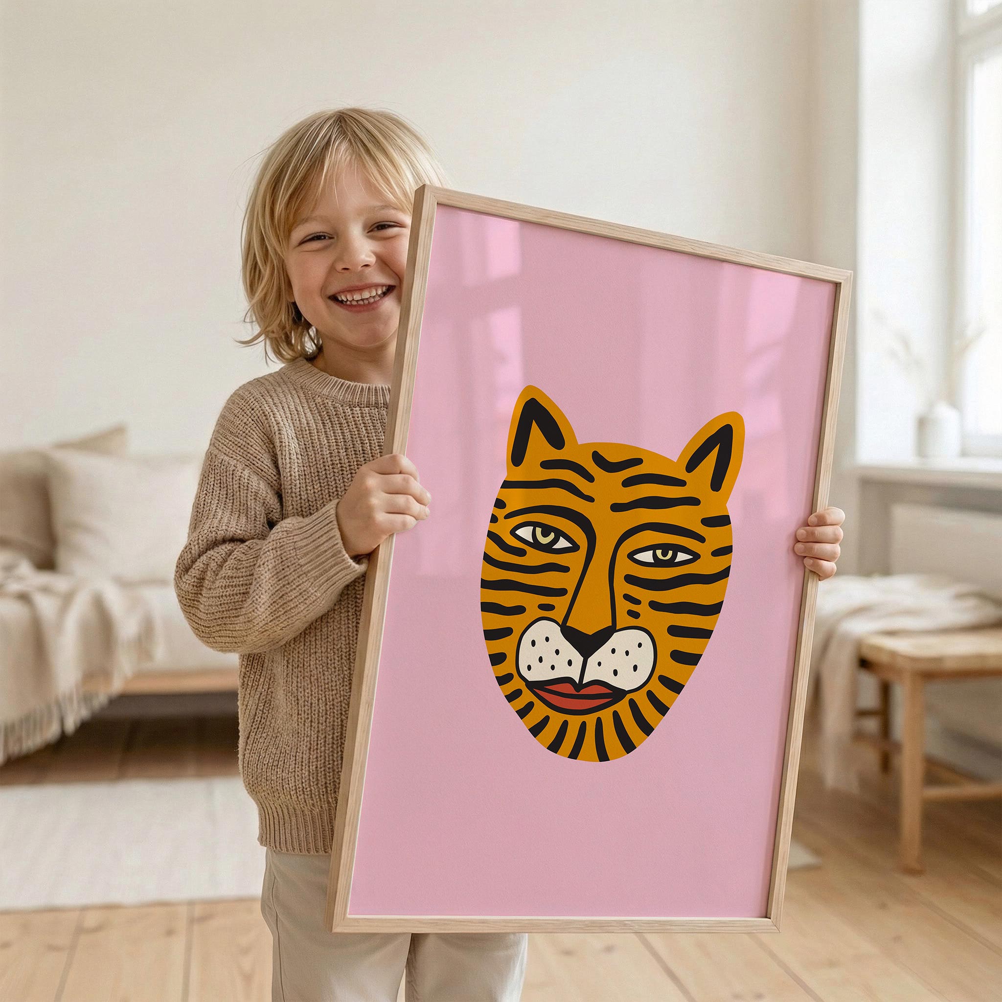 Wise Tiger Face