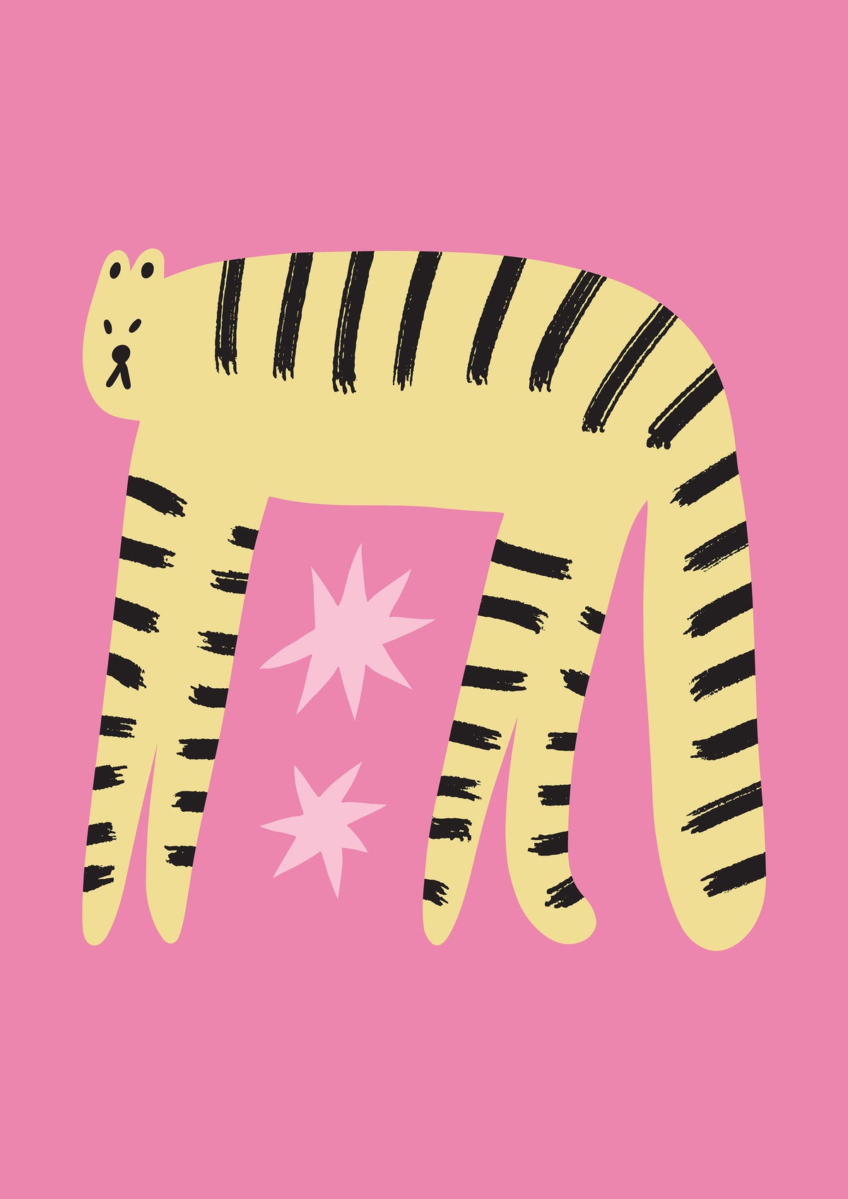 Stretching Star Cat