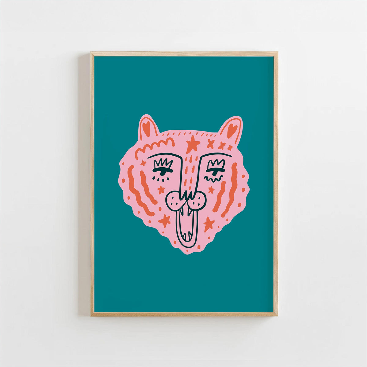 Starry Tiger Face