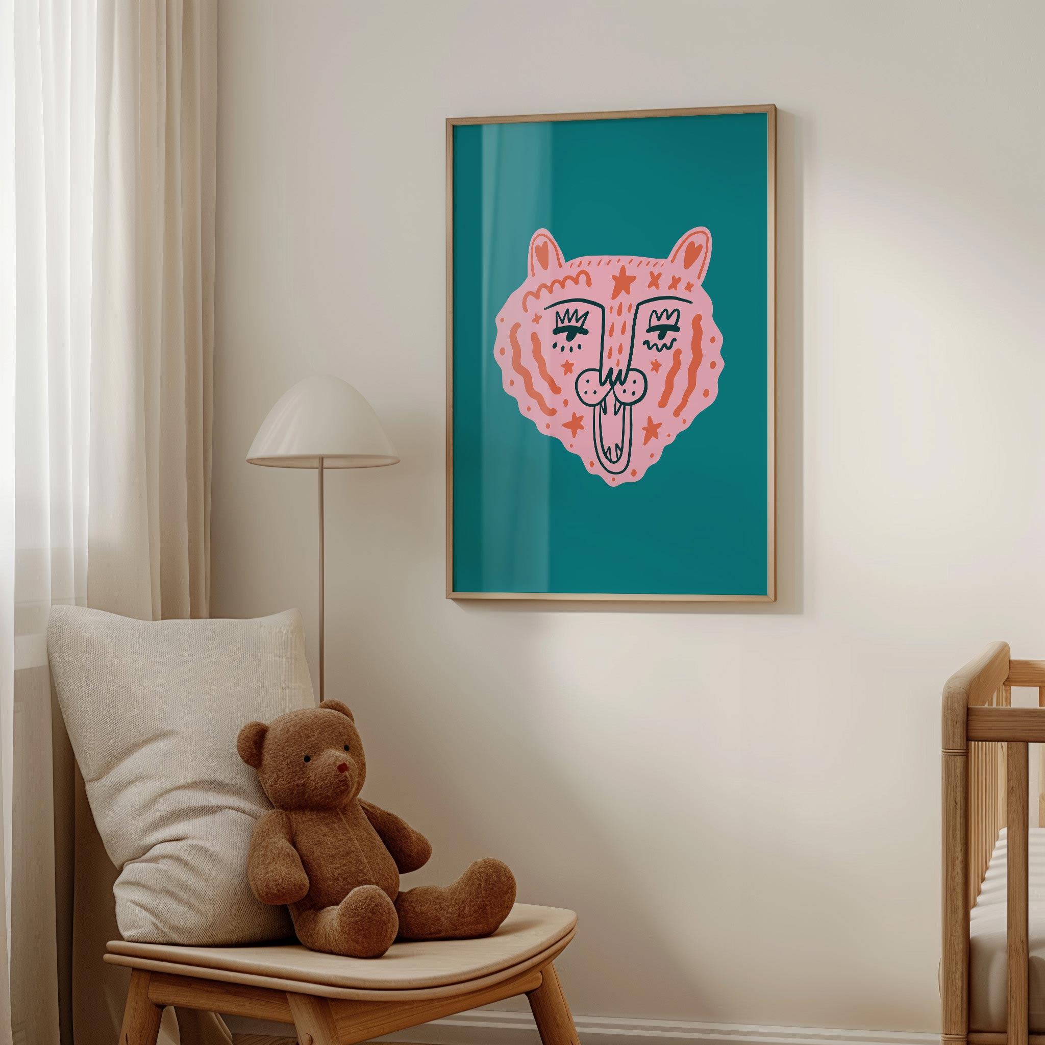 Starry Tiger Face
