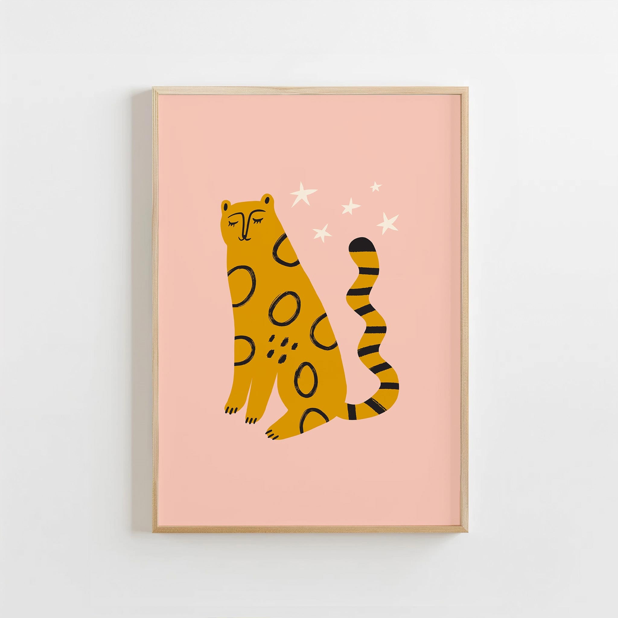 Calm Sitting Leopard