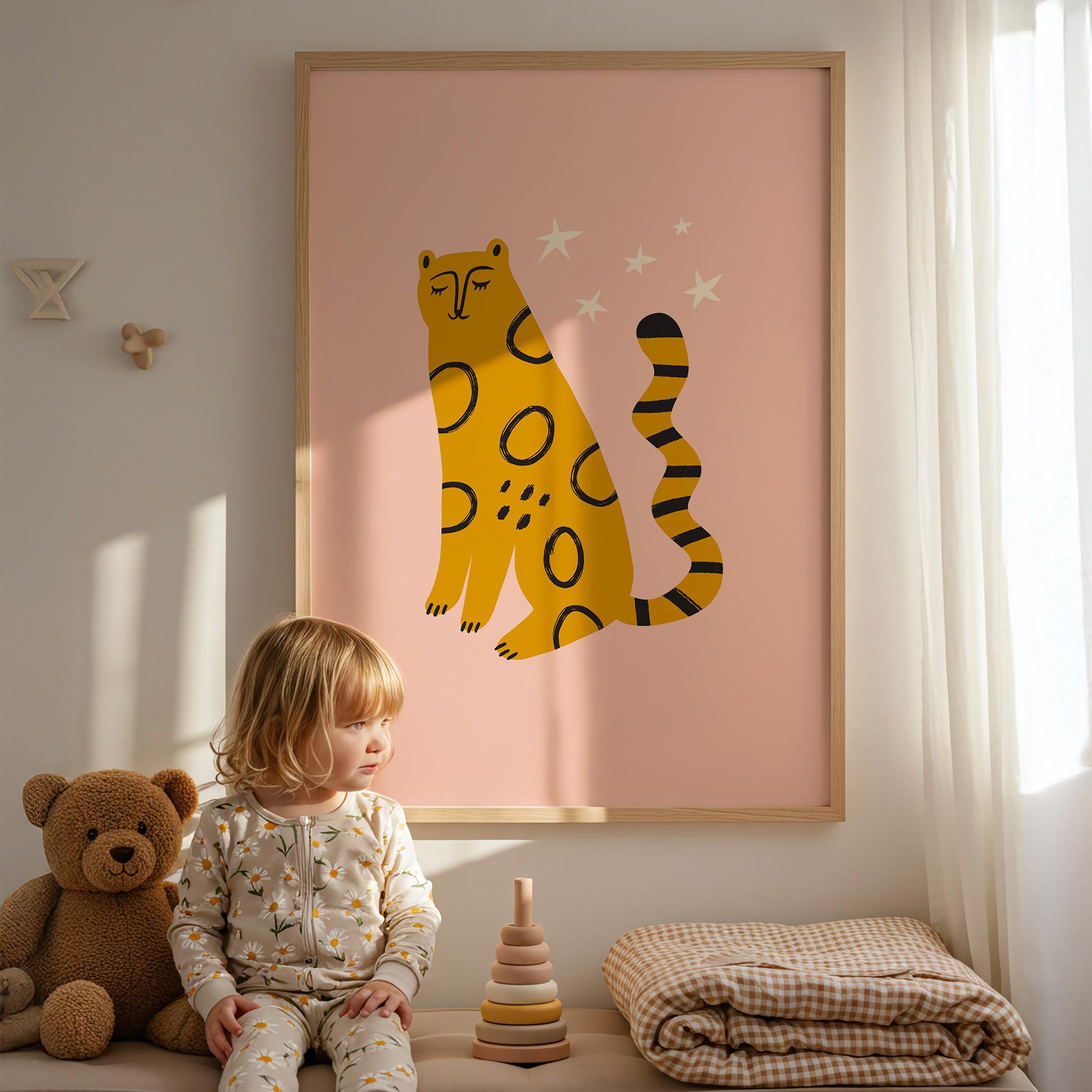 Calm Sitting Leopard