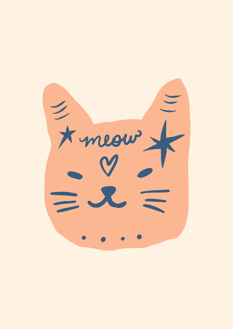 Symbolic Cat Face