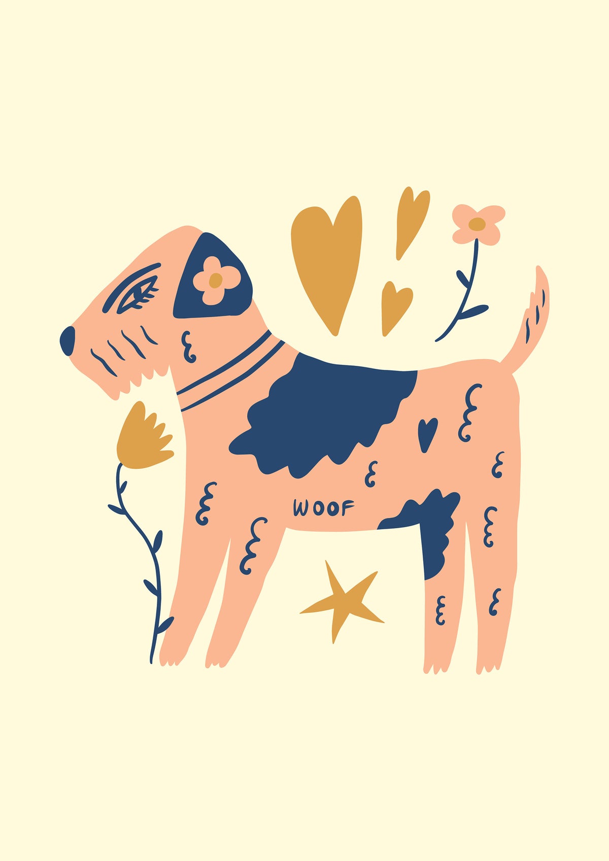 Scruffy Heart Dog