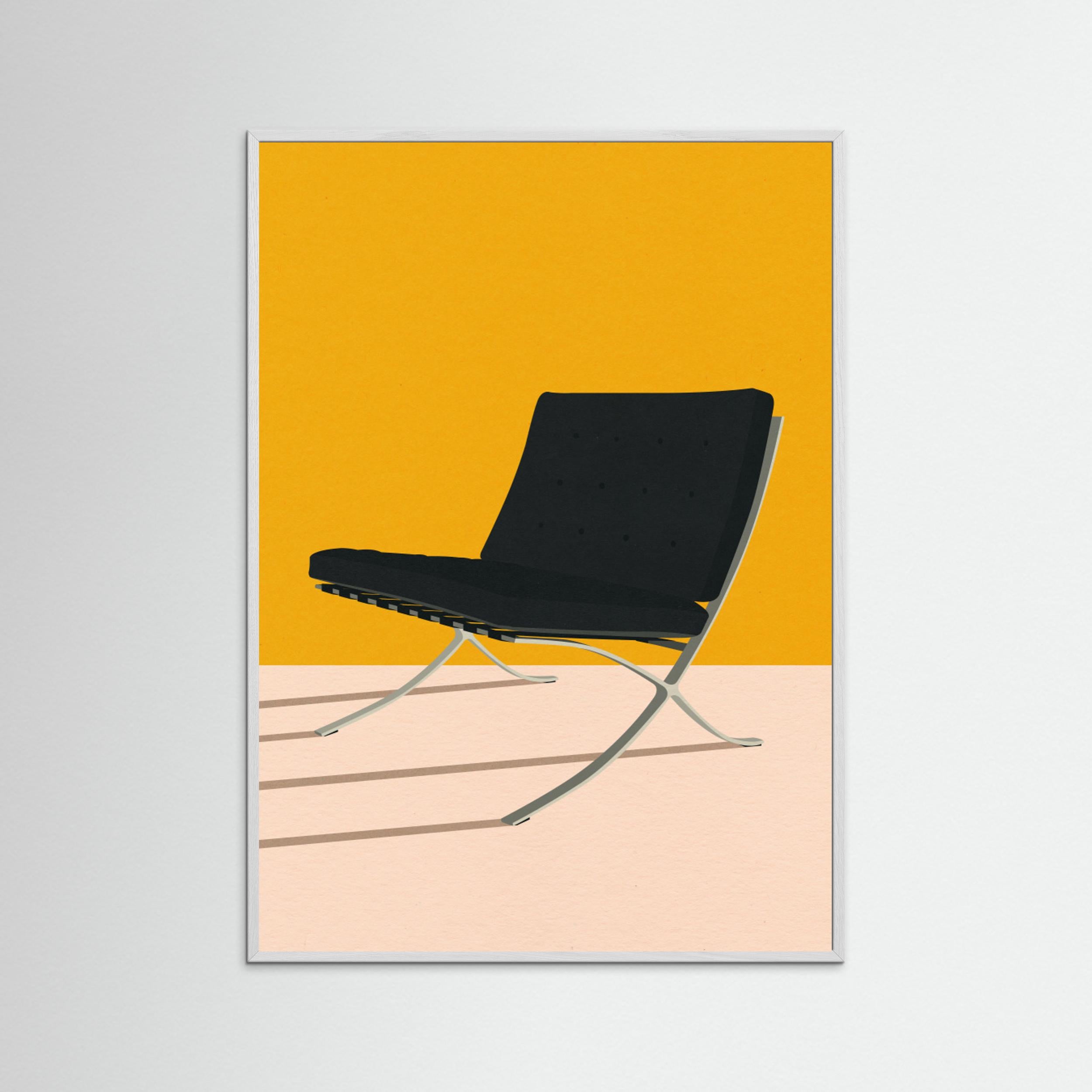 Barcelona Chair By Mies Van Der Rohe by Rosi Feist