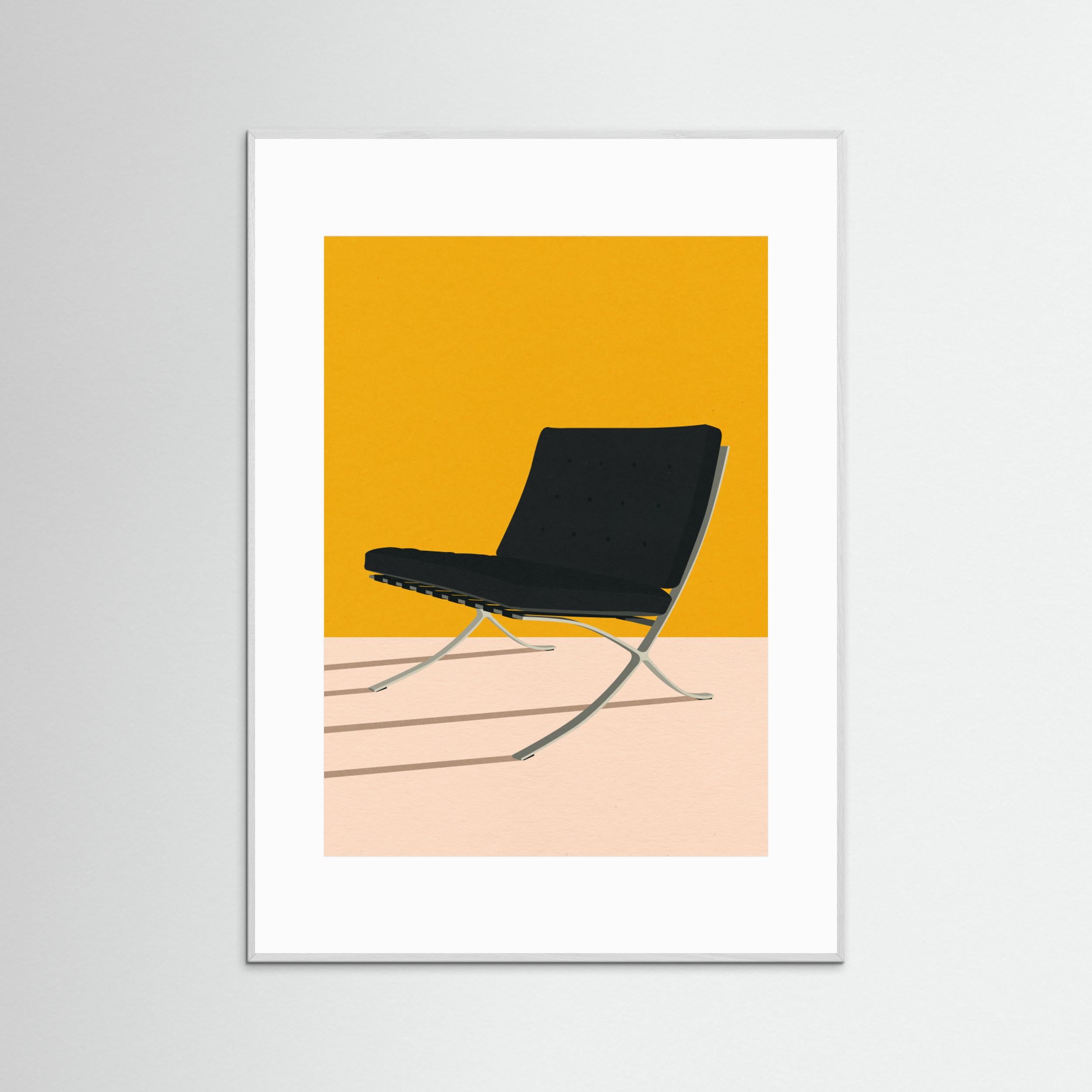 Barcelona Chair By Mies Van Der Rohe by Rosi Feist