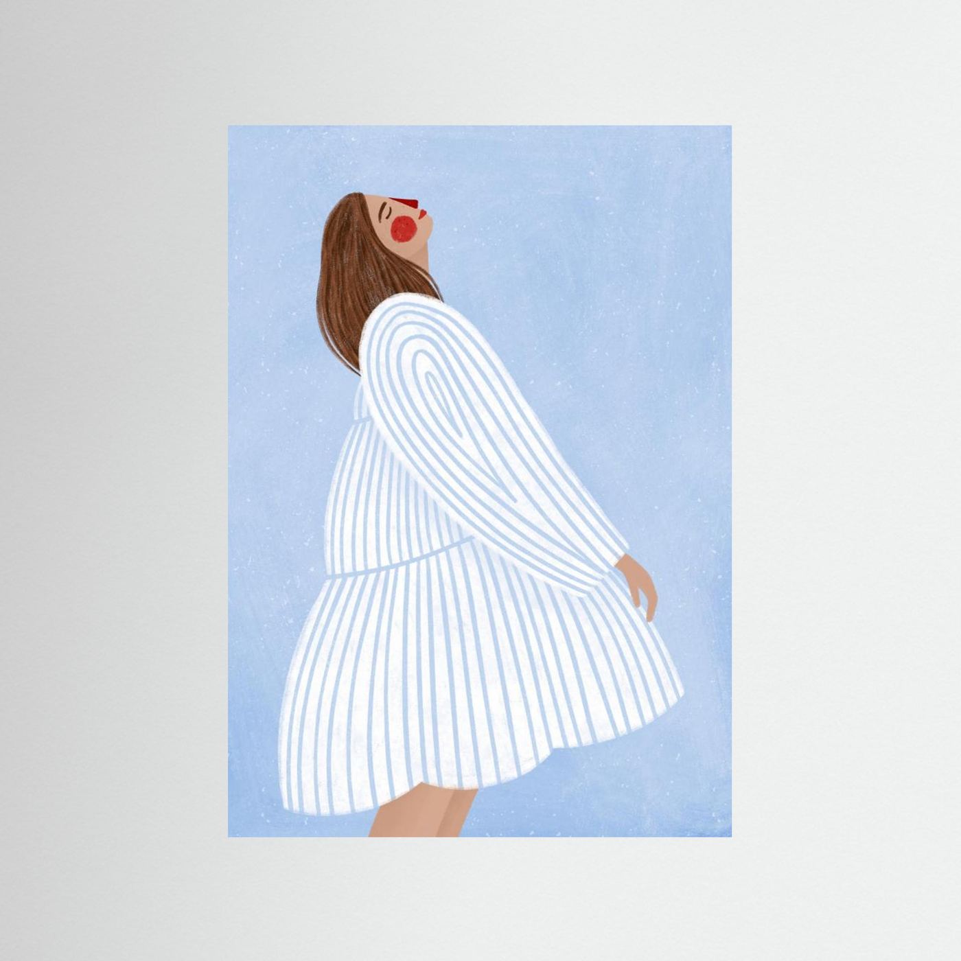 The Woman With the Blue Stripes by Bea Müller