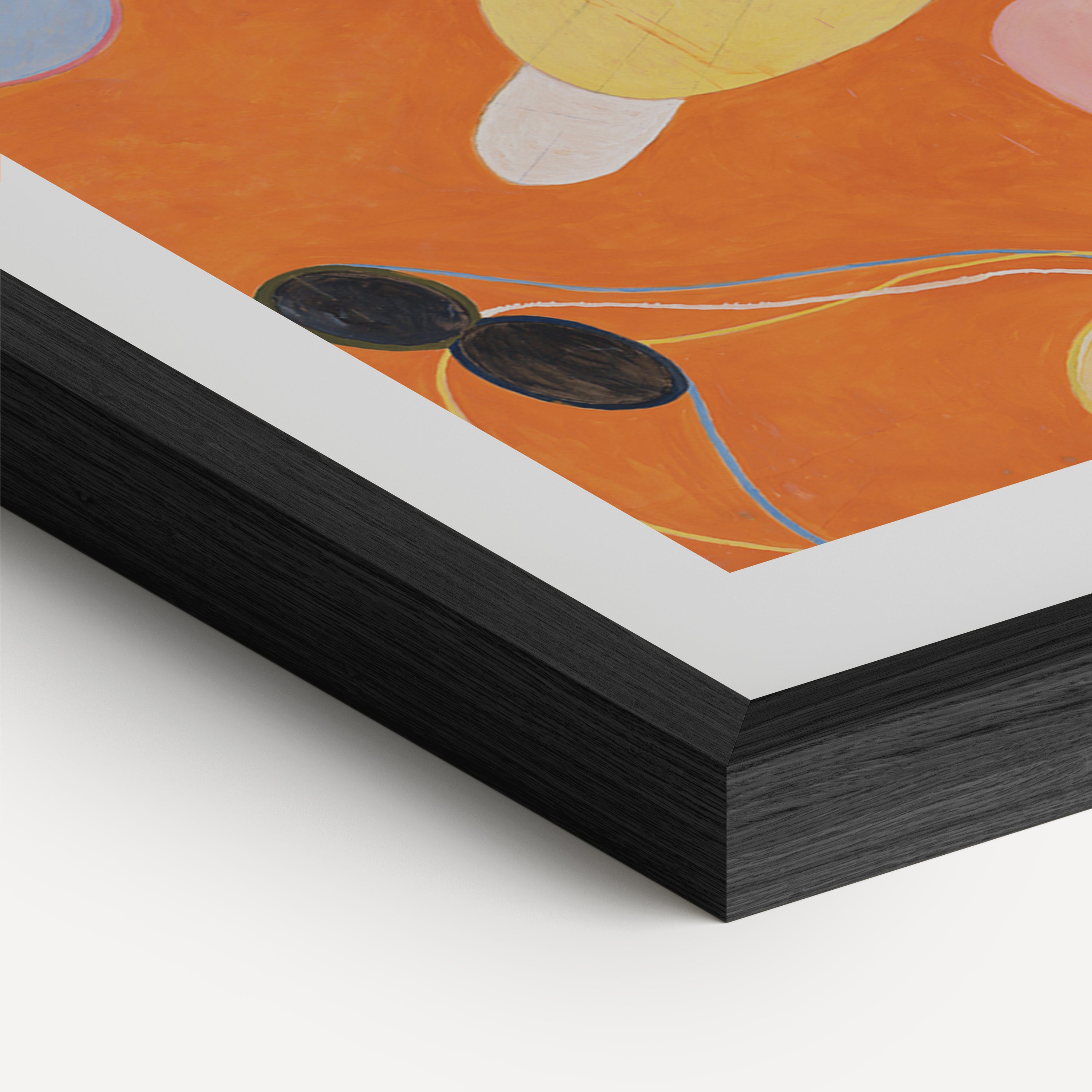 Black Oak Frame with real glass. Crafted in the USA.